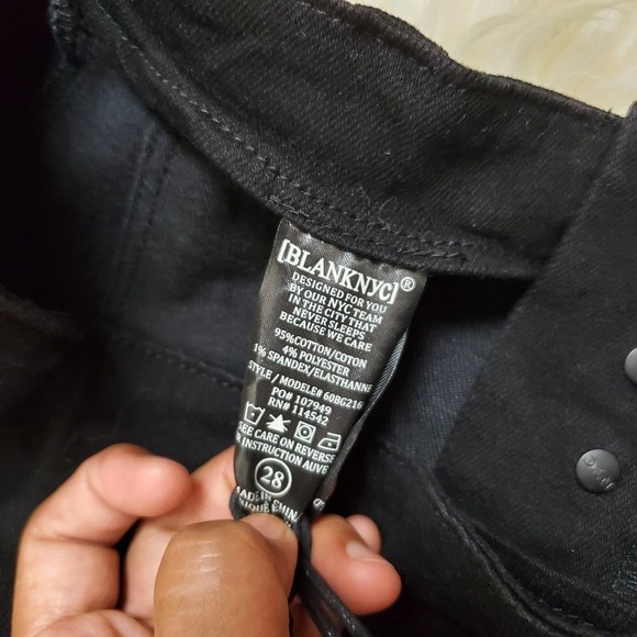 BlankNYC Denim The Great Jones Skinny High Rise Jeans Size 28 New With Tag - Picture 5 of 9